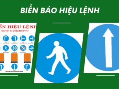 Các loại biển báo hiệu lệnh quan trọng mà bạn nên biết