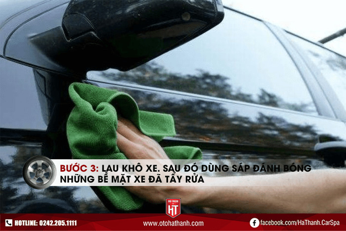 tay-nhua-cay-tren-o-to-5 Cách tẩy nhựa cây trên ô tô bằng dung dịch xà phòng và nước nóng - Bước 4