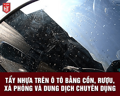 #4 cách tẩy nhựa cây trên ô tô đúng cách, tránh trầy xước