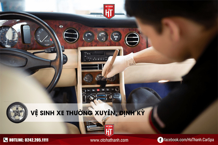 ve-sinh-xe-thuong-xuyen Vệ sinh xe thường xuyên, định kỳ để khử mùi ô tô
