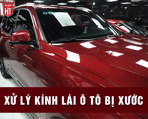 Xử lý kính lái bị xước